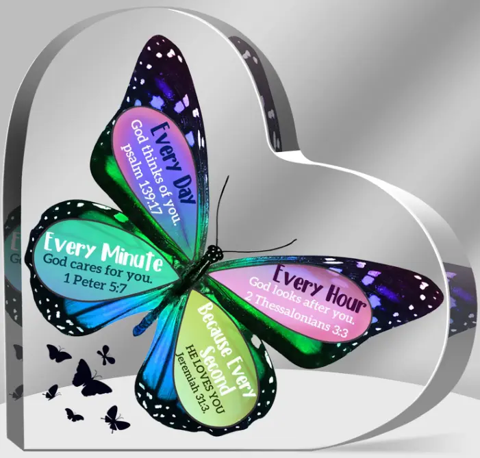 Butterfly with Religious Quotation